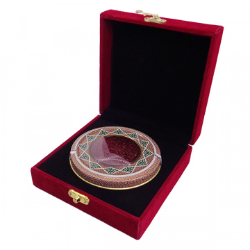 Burgundy presentation box